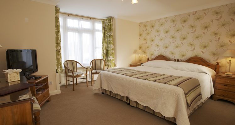 Easy access ground floor bedroom at the Cloud Hotel 3 star New Forest Hotel, Brockenhurst